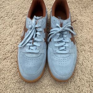 Asics Sky Blue and Chestnut Women's Sneakers